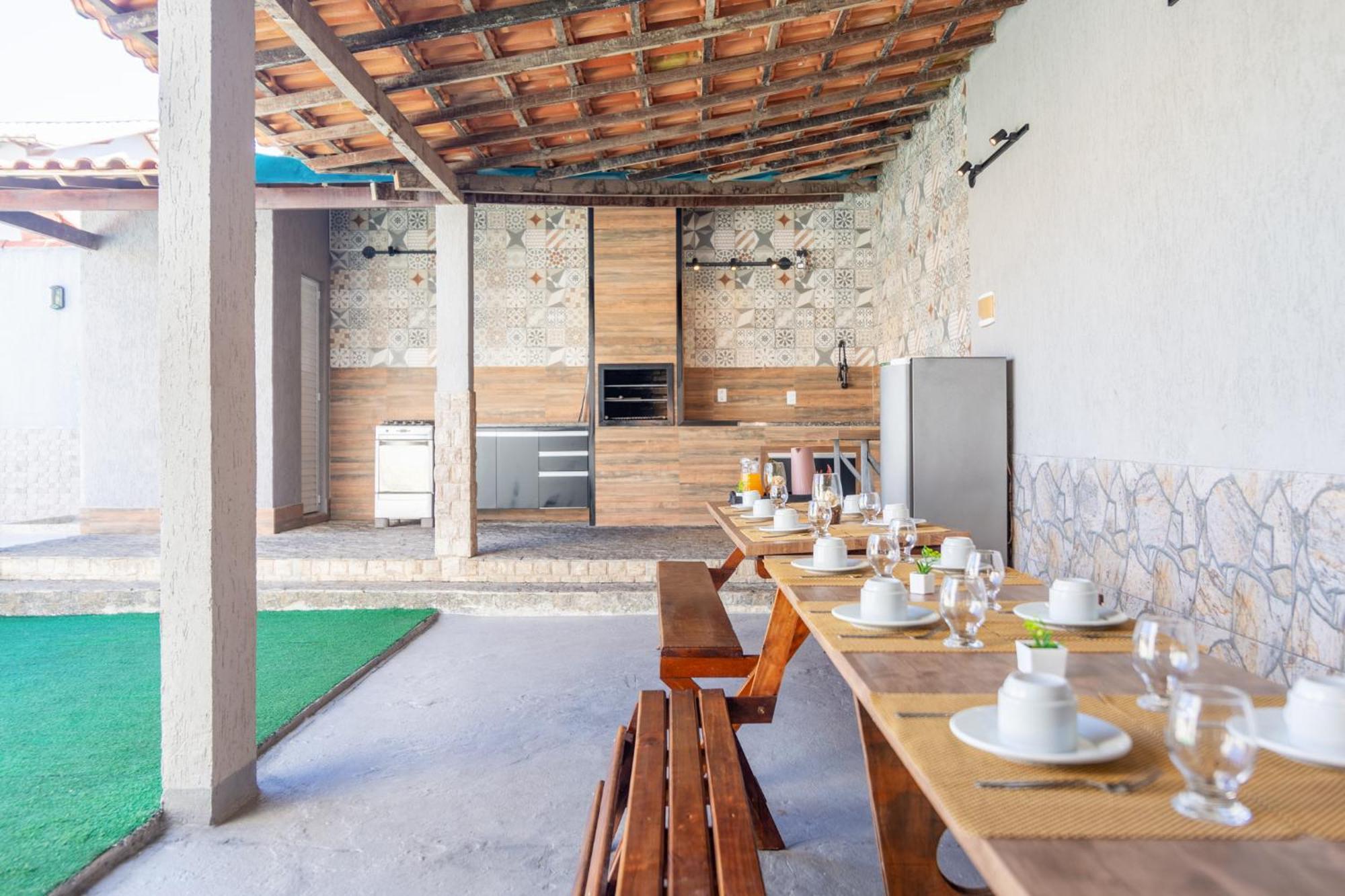 Refugio Tropical Casa De Praia Com Piscina Aquecida E 4 Suites E Garagem 3 Carros, 800 Mtrs Da Praia Internet 700 Mbps, Condominio Privado Com Pista De Skate , Quadra De Futevolei , Campos E Quadras De Futebol! カボ・フリオ エクステリア 写真