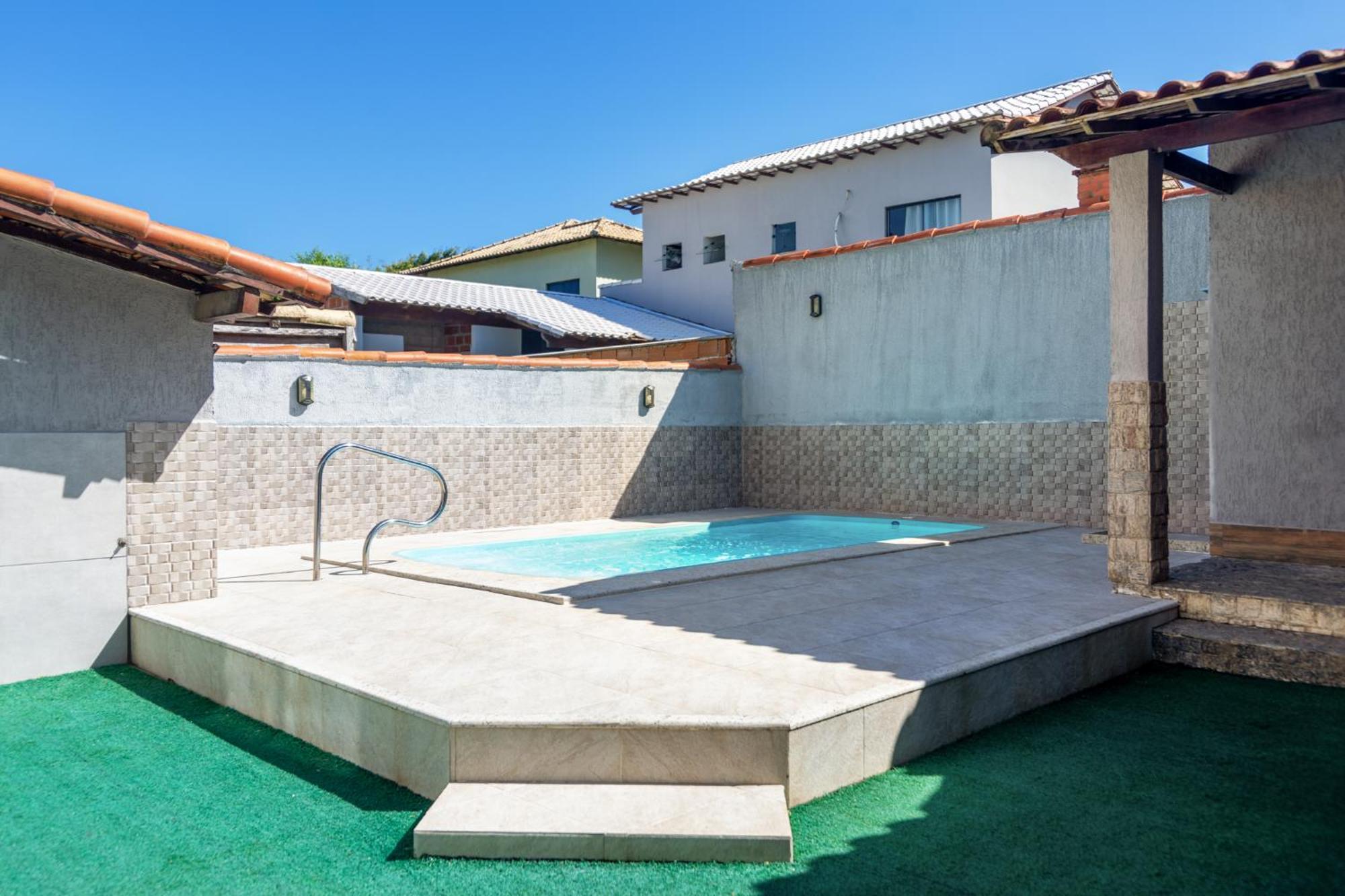 Refugio Tropical Casa De Praia Com Piscina Aquecida E 4 Suites E Garagem 3 Carros, 800 Mtrs Da Praia Internet 700 Mbps, Condominio Privado Com Pista De Skate , Quadra De Futevolei , Campos E Quadras De Futebol! カボ・フリオ エクステリア 写真