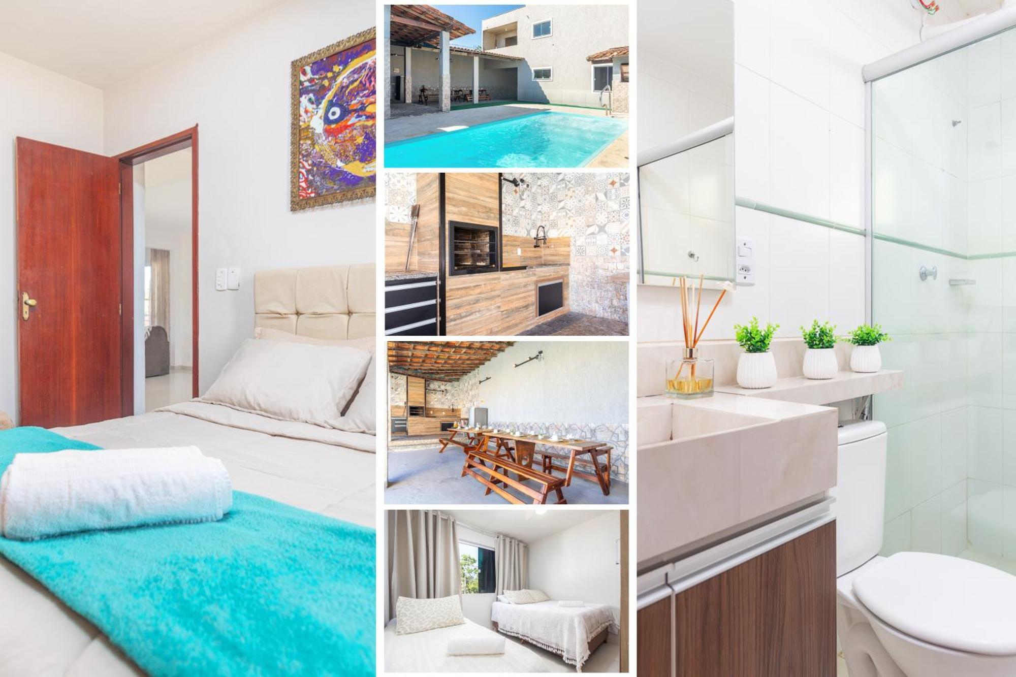 Refugio Tropical Casa De Praia Com Piscina Aquecida E 4 Suites E Garagem 3 Carros, 800 Mtrs Da Praia Internet 700 Mbps, Condominio Privado Com Pista De Skate , Quadra De Futevolei , Campos E Quadras De Futebol! カボ・フリオ エクステリア 写真